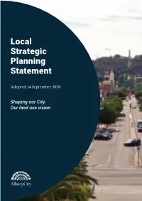 Albury Local Strategic Planning Statement 2020