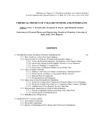 Chemical Physics of Colloid Systems and Interfaces: 5. Hydrodynamic
