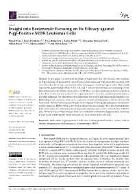 Insight Into Bortezomib Focusing on Its Efficacy Against P-Gp-Positive