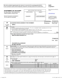 Licensing Division for the Correct Form