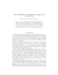 New Presentations of Thompson's Groups and Applications