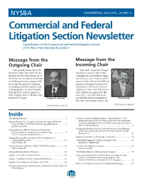 Nysba Summer/Fall 2014 | Vol