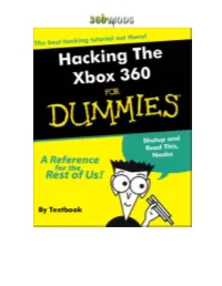 Textbook's Xbox 360 Firmware Tutorial