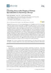 Chiseling Away at the Dogma of Dietary Specialization in Dipodomys Microps
