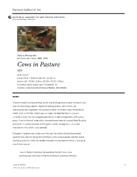 Cows in Pasture