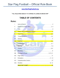 Official Rule Book
