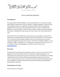 Retail Operations Manager