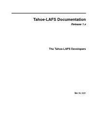 Tahoe-Lafs-1.13.0.Tar.Bz2 Collecting