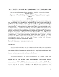 The Correlation of Transaminases and Liver Diseases