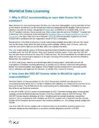 Worldcat Data Licensing