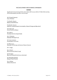 Agenda for the 1St Meeting of 2021 to Be Held on 28Th January 2021 at 9.30Am (This Meeting Will Be Held Remotely Via Video Conferencing)