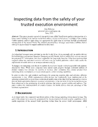 Inspecting Data from the Safety of Your Trusted Execution Environment