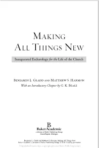 Making All Things New
