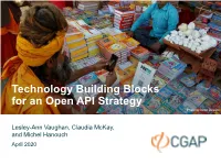Technology Building Blocks for an Open API Strategy Photo by Kiran Dewasi