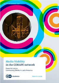 Media Viability in the CORAPE Network Powerful Voices