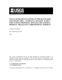 Total Petroleum Systems Of