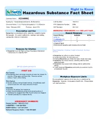 0996 Date: February 2009 Revision: June 2016 DOT Number: UN 1328