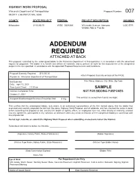 Addendum Required