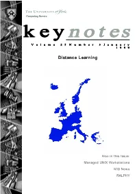 Distance Learning