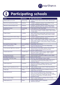 Participating Schools