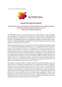 Registration Document