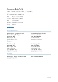DRAFT DSB Committee Minutes Banking Mar 2021