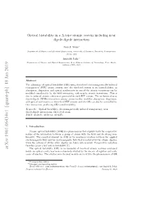 Optical Bistability in a $\Lambda $-Type Atomic System Including Near