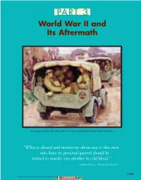 PART 3 World War II and Its Aftermath