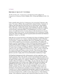 Reform in the Low Countries