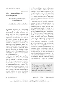 Why Doesn't Diversity Training Work?