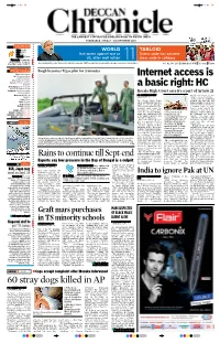 60 Stray Dogs Killed in AP Internet Access Is a Basic Right