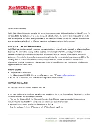 About Our Core Purchase Program How It