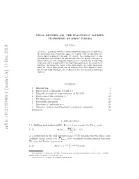Dirac Brushes (Or, the Fractional Fourier Transform of Dirac Combs)