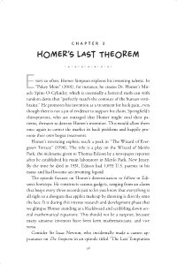 Homer's Last Theorem · 27