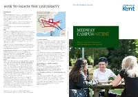Medway Campus Guide