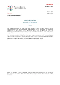 RESTRICTED WT/TPR/S/341 8 June 2016