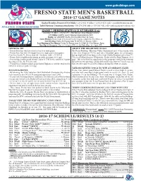 Fresno State Men's Basketball