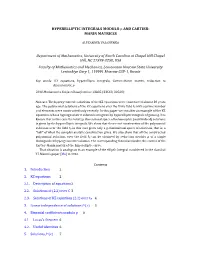 HYPERELLIPTIC INTEGRALS MODULO P and CARTIER- MANIN MATRICES