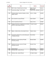 National Colege of Art Thesis List.Xlsx