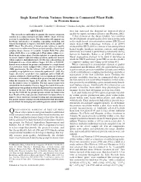 Single Kernel Protein Variance Structure in Commercial Wheat Fields in Western Kansas