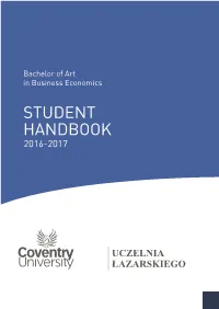 Student Handbook