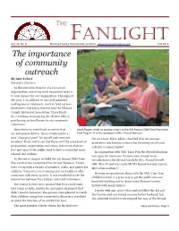 The FANLIGHT | Fall 2013 Monroe County Historical Association Community Outreach Continued from Page 1 Mansion and Wanted to Come Back to Learn More