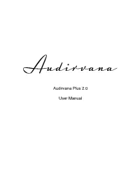 Audirvana Plus 2.0