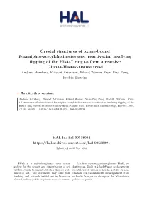 Crystal Structures of Oxime-Bound Fenamiphos