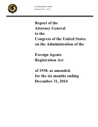FARA Second Semi-Annual Report