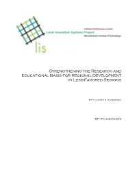 MIT IPC Local Innovation Systems Working Paper 05-003