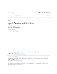 Japan's Proactive Multilateralism
