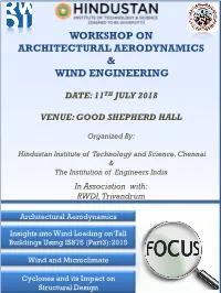 Workshop on Architectural Aerodynamics & Wind