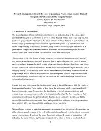 1 Towards the Reconstruction of the Tense-Aspect-Mood