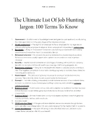 The Ultimate List of Job Hunting Jargon: 100 Terms to Know